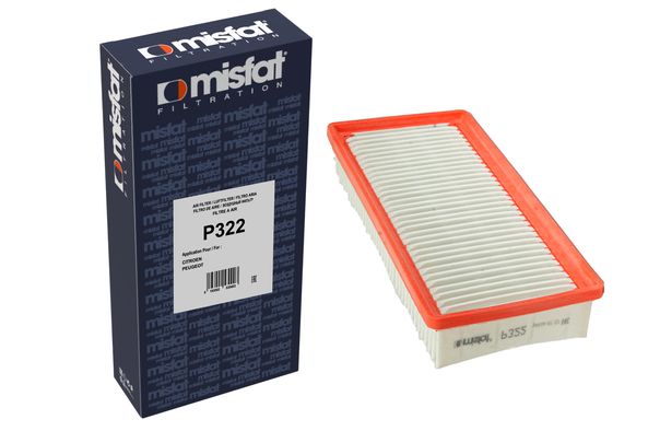 Filtre à air MISFAT FILTRATION ref. P322